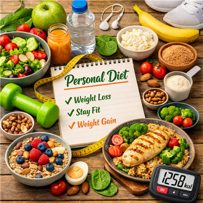 Personalized Diets for Weight Loss, Fitness, and Healthy Weight Gain
